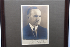 US PRESIDENT CALVIN COOLIDGE SIGNED PHOTO PRINT