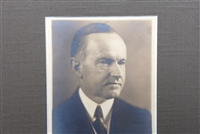 US PRESIDENT CALVIN COOLIDGE SIGNED PHOTO PRINT