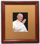 POPE JOHN PAUL II SIGNED PHOTO