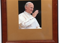 POPE JOHN PAUL II SIGNED PHOTO