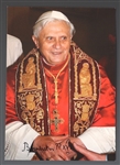 POPE BENEDICT XVI SIGNED PHOTO