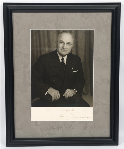 US PRESIDENT HARRY S TRUMAN SIGNED PHOTO