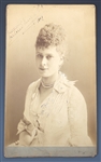 1889 VICTORIA MARY OF TECK SIGNED PHOTOGRAPH