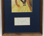 PRINCESS MARGARET FRAMED SIGNATURE & PHOTO PRINT