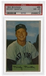 1954 MICKEY MANTLE BASEBALL CARD #65 PSA GRADED VG-EX