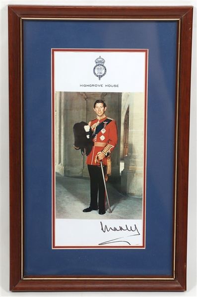 HRH KING CHARLES III SIGNED PORTRAIT PHOTO PRINT