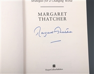 MARGARET THATCHER STATECRAFT SIGNED HARDCOVER BOOK