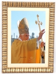 POPE BENEDICT XVI SIGNED PHOTO & GEORG GANSWEIN SIG