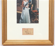 FRAMED PRINCE PHILIP SIGNATURE & PHOTO PRINT