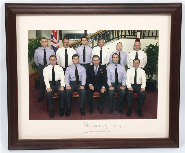 KING CHARLES III SIGNED PHOTO PRINT 