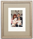 1990 PRINCE ANDREW DUKE OF YORK SIGNED FAMILY PHOTO