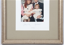 1990 PRINCE ANDREW DUKE OF YORK SIGNED FAMILY PHOTO