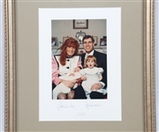 1990 PRINCE ANDREW DUKE OF YORK SIGNED FAMILY PHOTO