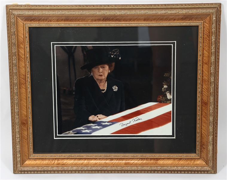 BRITISH PRIME MINISTER MARGARET THATCHER SIGNED PHOTO