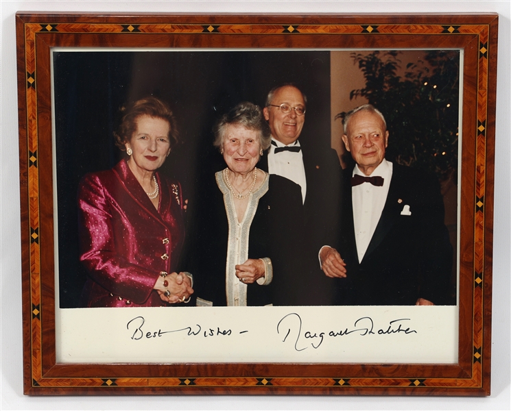 BRITISH PRIME MINISTER MARGARET THATCHER SIGNED PHOTO