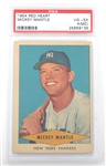1954 RED HEART MICKEY MANTLE CARD PSA GRADED 