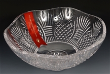 WATERFORD CRYSTAL HARVEST 2017 SIGNED CENTERPIECE BOWL