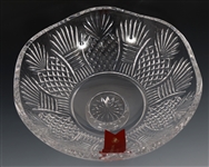 WATERFORD CRYSTAL HARVEST 2017 SIGNED CENTERPIECE BOWL