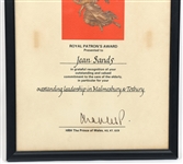ROYAL PATRONS AWARD SIGNED BY KING CHARLES III