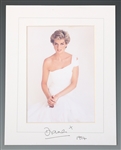 1994 DIANA PRINCESS OF WALES SIGNED PHOTO PRINT