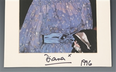 1996 DIANA PRINCESS OF WALES SIGNED PHOTO PRINT
