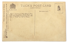 KING EDWARD VIII PRINCE OF WALES SIGNED POSTCARD