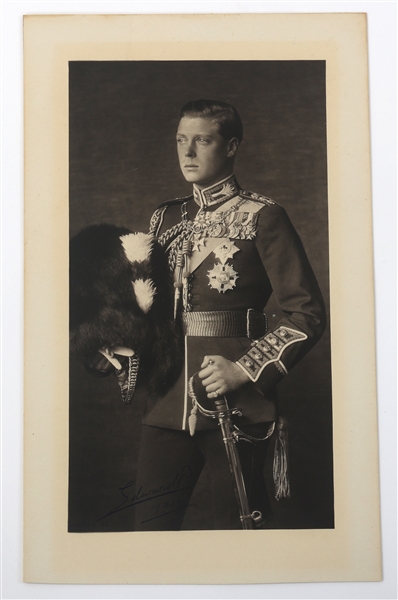 KING EDWARD VIII PRINCE OF WALES SIGNED PHOTO PRINT