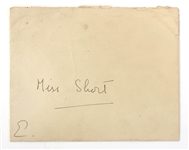 QUEEN ELIZABETH II HANDWRITTEN SIGNED THANK YOU LETTER 