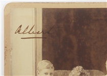 QUEEN CONSORT MARY OF TECK SIGNED CABINET CARD