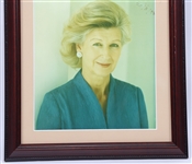 PRINCESS ALEXANDRA HONOURABLE LADY OGILVY SIGNED PHOTO