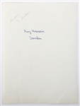 KING HUSSEIN OF JORDAN SIGNED PHOTOS