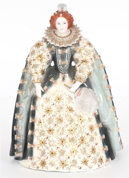 ROYAL WORCESTER QUEEN ELIZABETH I PORCELAIN FIGURINE