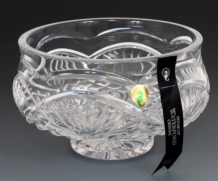 WATERFORD CRYSTAL DUBLIN DOORS COMPOTE BOWL