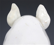 ROBERT HERON SCOTTISH WEMYSS WHITE POTTERY PIG
