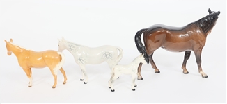BESWICK ENGLAND PORCELAIN HORSE FIGURINES