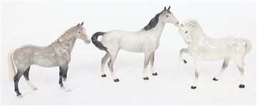 BESWICK ENGLAND PORCELAIN HORSE FIGURINES
