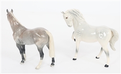 BESWICK ENGLAND PORCELAIN HORSE FIGURINES