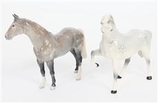 BESWICK ENGLAND PORCELAIN HORSE FIGURINES