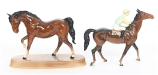BESWICK ENGLAND PORCELAIN HORSE FIGURINES