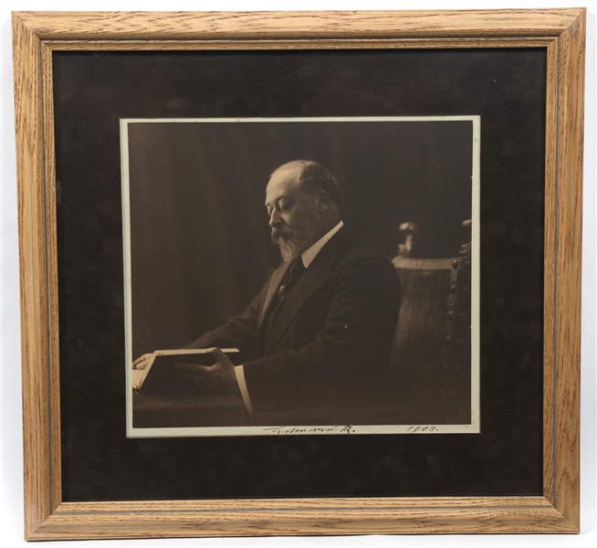 1903 KING EDWARD VII SIGNED PHOTOGRAPH