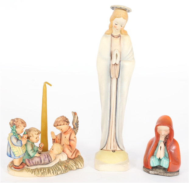 GOEBEL HUMMEL PORCELAIN RELIGIOUS FIGURINES 
