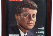 US PRESIDENT JOHN F KENNEDY SIGNED LIFE MAGAZINE