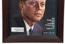 US PRESIDENT JOHN F KENNEDY SIGNED LIFE MAGAZINE