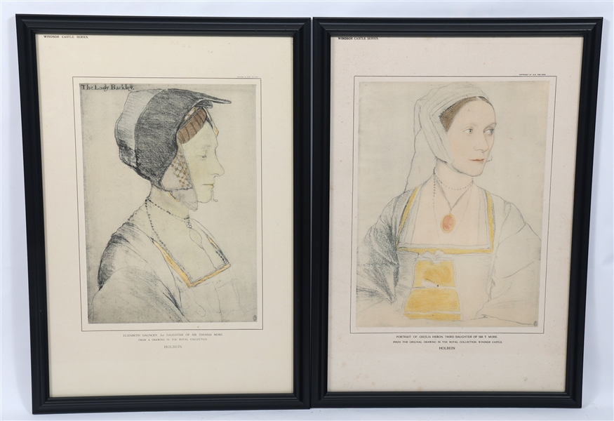 WINDSOR CASTLE FACSIMILE PRINTS AFTER HOLBEIN 