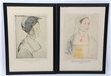 WINDSOR CASTLE FACSIMILE PRINTS AFTER HOLBEIN 