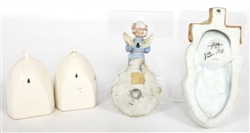 PORCELAIN HOLY WATER FONTS & RELIGIOUS WALL DECORATIONS