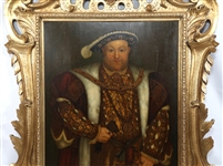 19TH C. AFTER HOLBEIN THE YOUNGER HENRY VIII PORTRAIT
