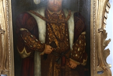 19TH C. AFTER HOLBEIN THE YOUNGER HENRY VIII PORTRAIT