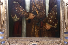19TH C. AFTER HOLBEIN THE YOUNGER HENRY VIII PORTRAIT