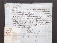 KING PHILIP II OF SPAIN SIGNED DOCUMENT